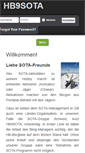 Mobile Screenshot of hb9sota.ch